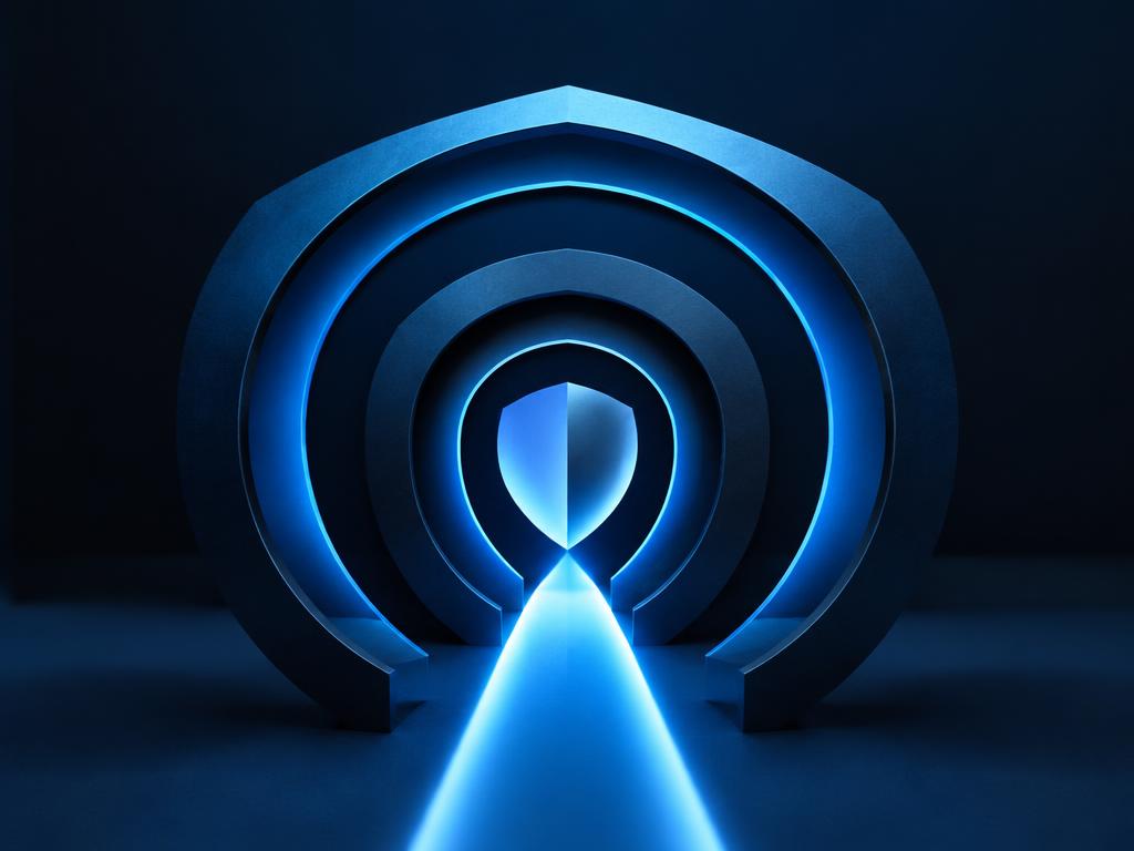 Abstract KalyTrex visual representing identity and cloud security engineering